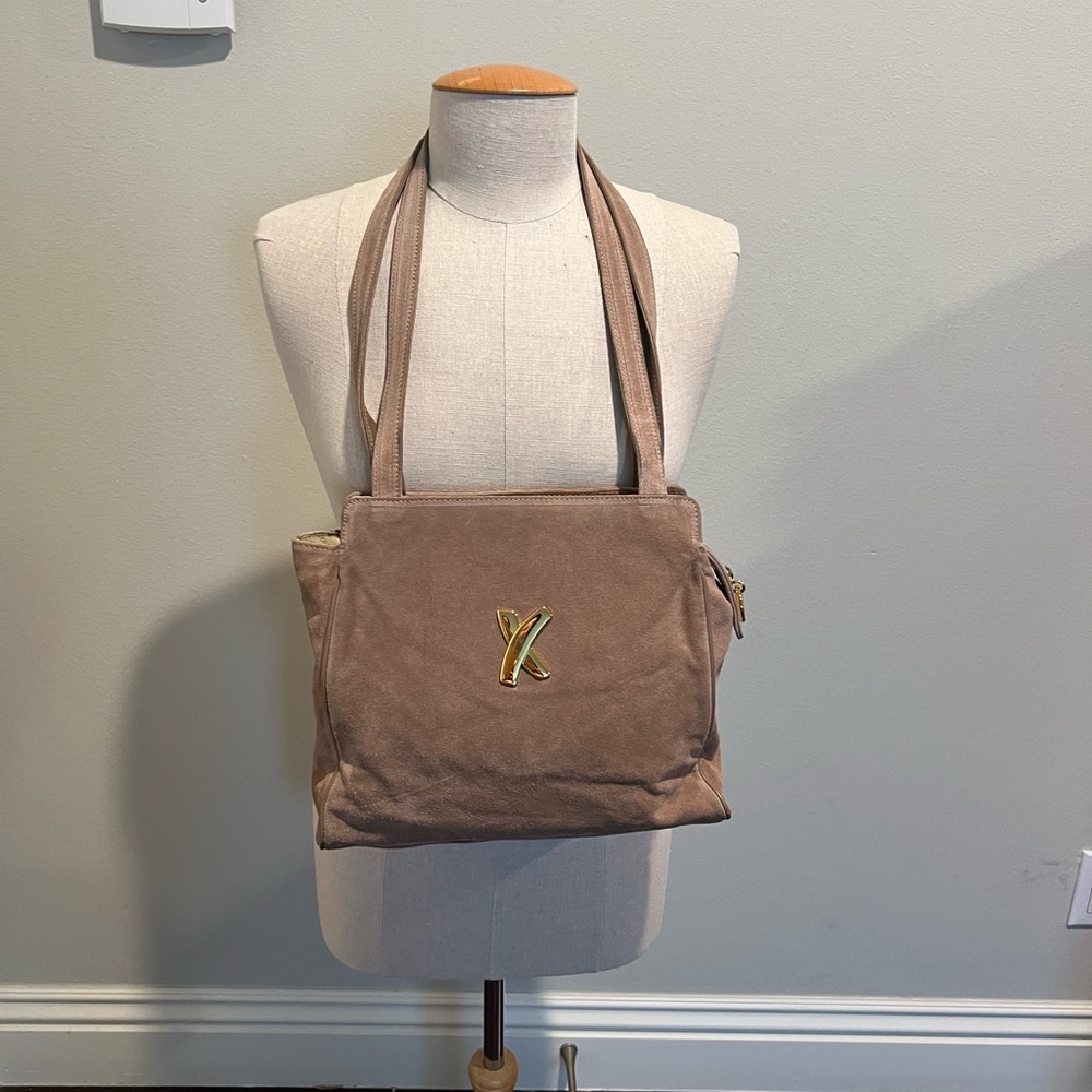 Paloma Picasso Tan Shoulder Bag